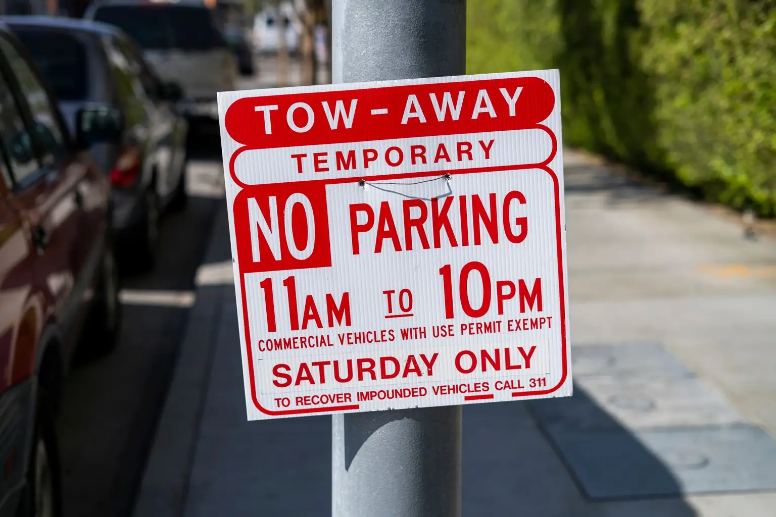Parkticket am USA Mietwagen Scheibenwischer Citation Number richtig bezahlen